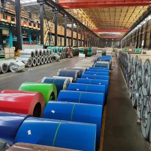 China 600-1250mm PPGI Galvanized Roofing Sheet Coil ID 508 / 610mm wholesale