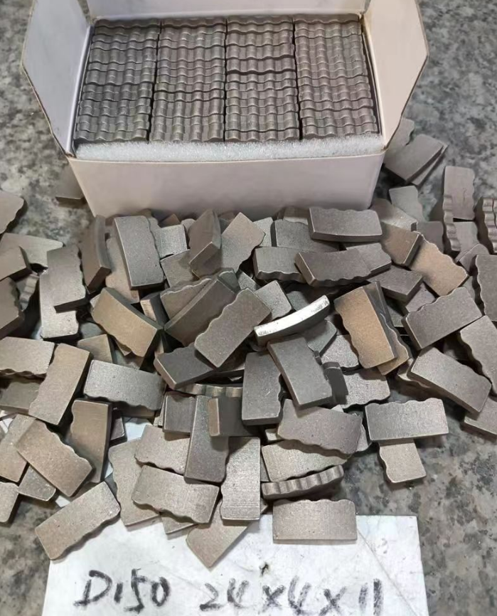 Fast Cutting Diamond Crown Segment For Reinforced Concrete in Russia Market