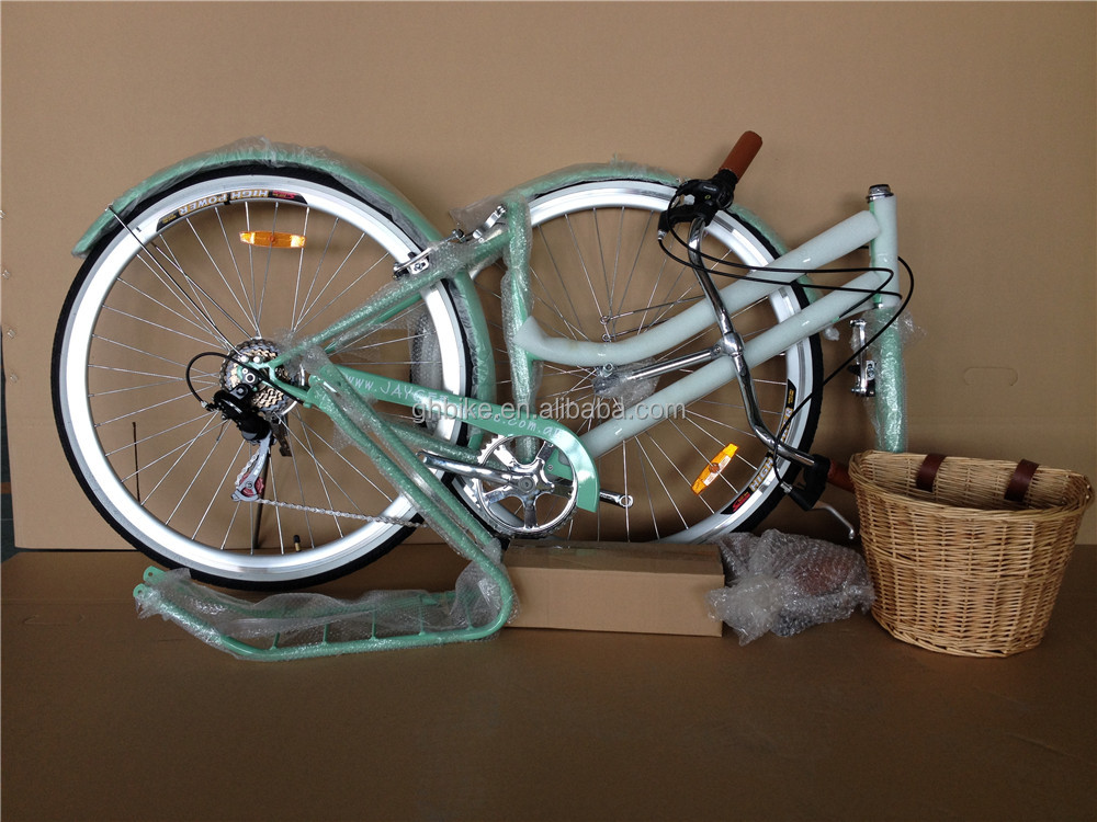 700C Retro City Cruiser Women Bicycle 2024 OEM Classic Vintage Bike for City Commuting