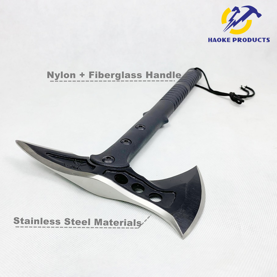 Stainless Steel Materials Light Weight Emergency Axe Rescue Axe With Glass Breaker And Sharp Blade