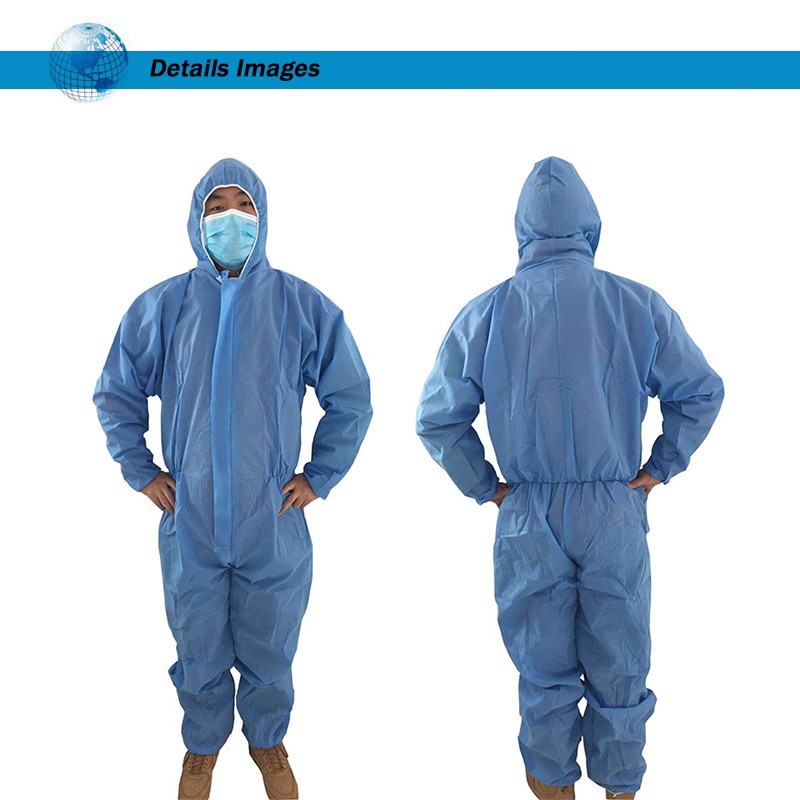 Safety Disposable Isolation Gowns Nonwoven PP Medical Protective Apparel