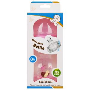 China 6oz 160ml Wide Neck Arc Baby Milk Feeding Bottle wholesale