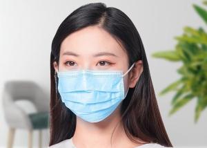 China 95% Filter Rating Earloop Surgical Face Mask , Medical Face Shield Mask Anti - Dust wholesale