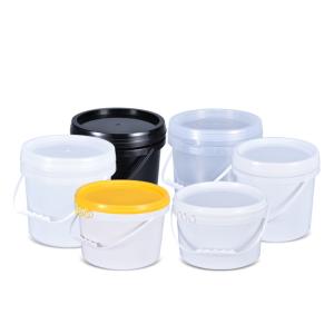 China Recycled PP Plastic Bucket for Food Grade Durable Chemical Paint Water Pigments 1L-50L wholesale