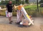 Self Walking 7500kg/H Grain Bagging Equipment For Corn