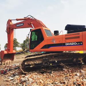 China Tracked Used Doosan Excavators DH420-7 Excavator 42Ton Heavy Earth Moving Machine wholesale