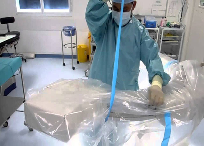 Disposable Medical Equipment Microscope Drape Protective Film For Wrapping Wires Cables