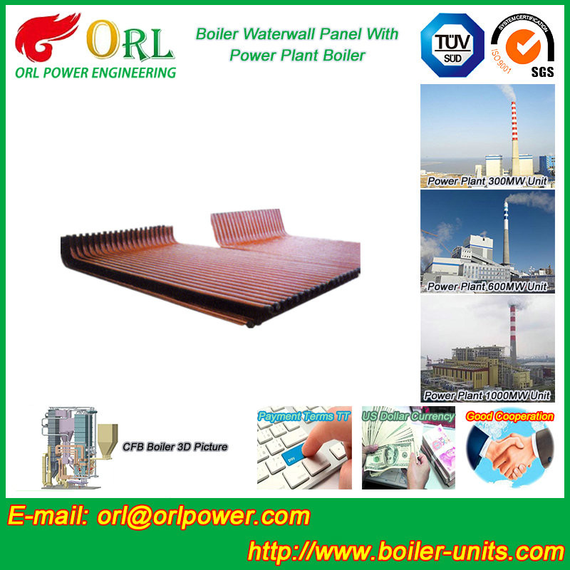 Longitudinal Membrane Water Wall Thermal Insulation ISO9001 Certification