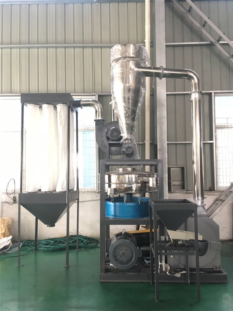 Waste Powder Plastic Pulverizer Machine 500kg/H PVC Scrap Pulverizer Machine