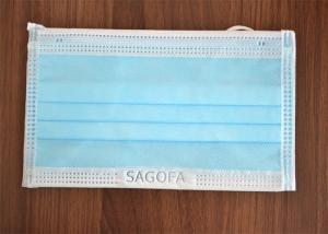 China 3 Ply Non Woven Face Mask Excellent Bacterial Filtration Properties wholesale