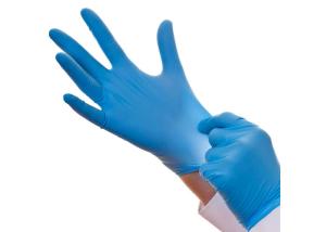 China Anti Bacterial Disposable Medical Gloves / Nitrile Exam Gloves For Hospital wholesale