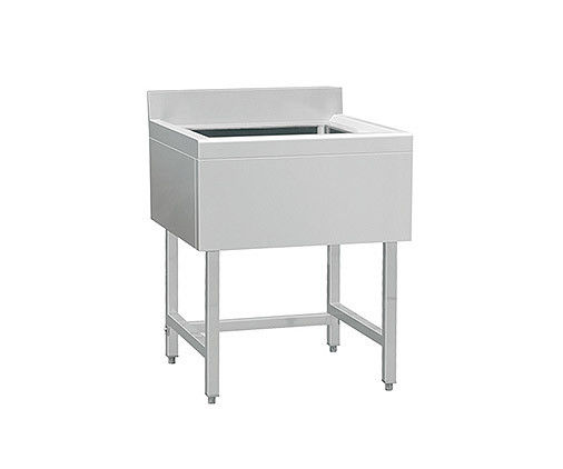Single Sink Kitchen Stainless Steel Bench Freestanding Type Adjustable Bullet Feet Easy Assemble