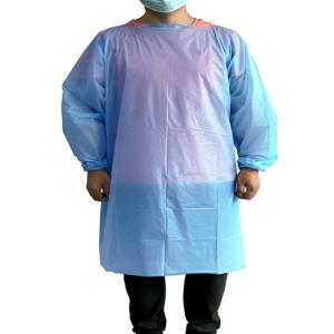 China Hospital Protective CPE Disposable Isolation Gown With Long Sleeves wholesale