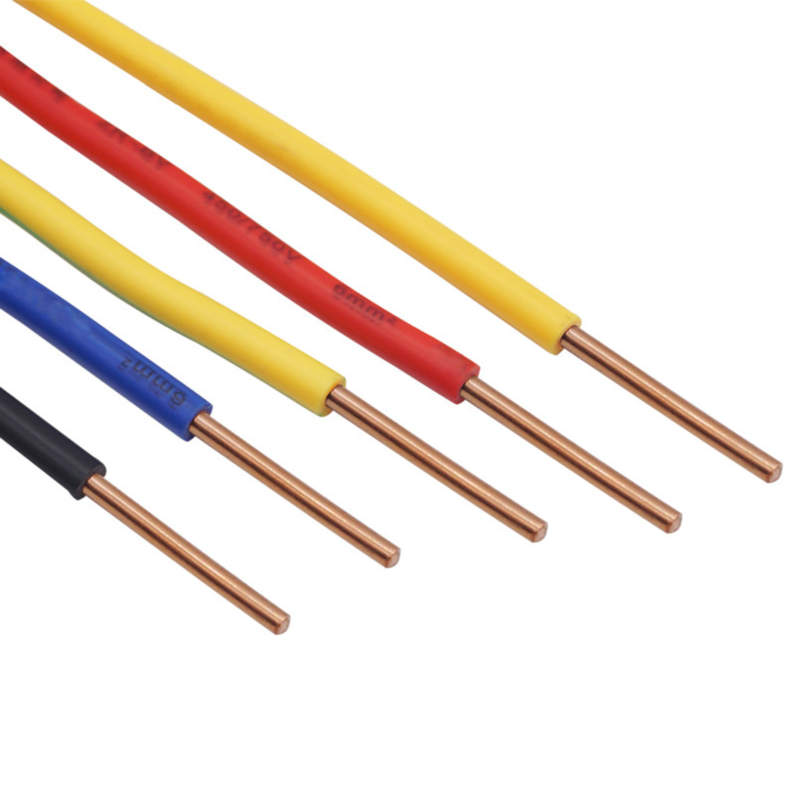 1.5 Mm Moistureproof Single Stranded Wire Multicolor Anti Flaming