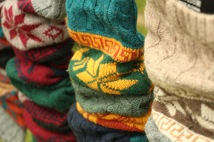 women deer snowflake jacquard knit boot socks wood feel casual wool acrylic, socks, warmer