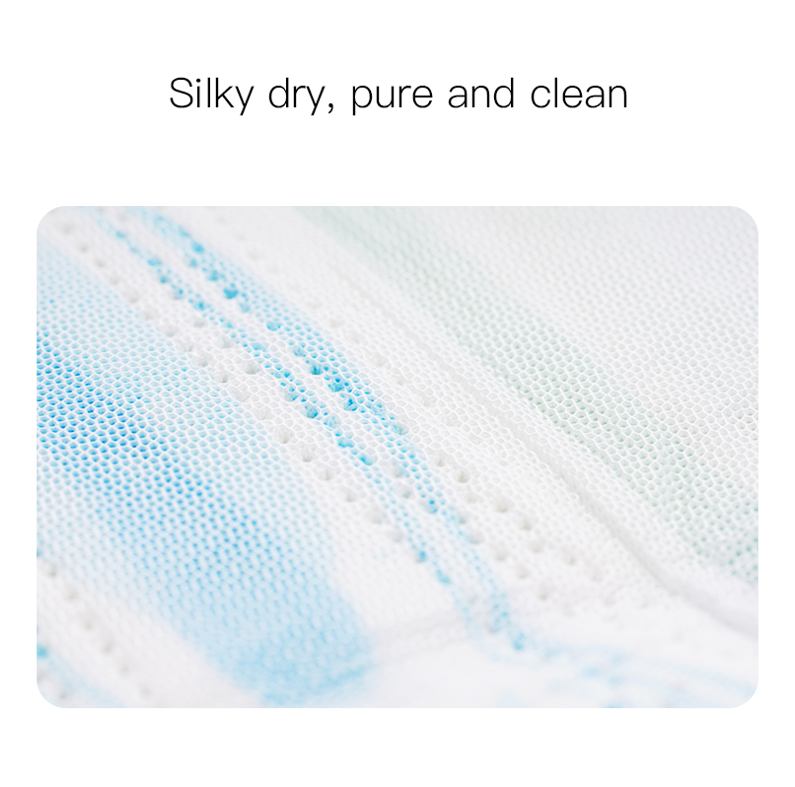 Feel Comfortable Sanitary Brands Pad for Female Super High Absorbency Made of Cotton
