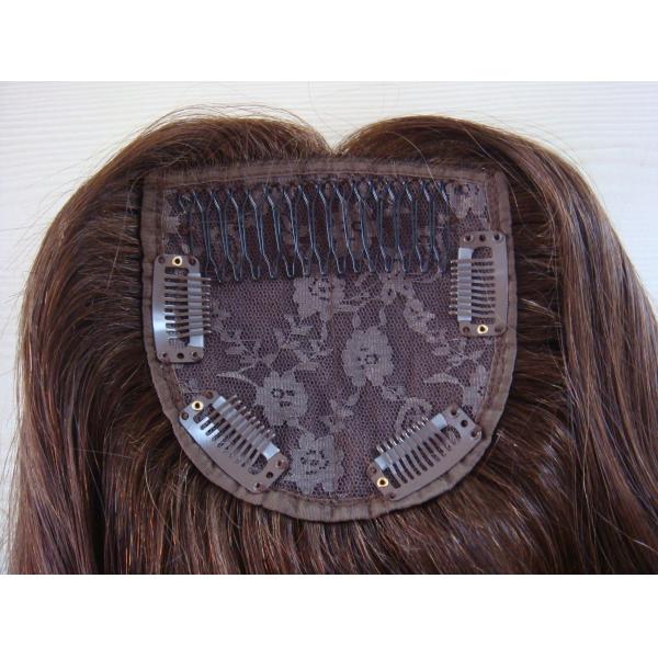 Customized 100 European Human Hair Silk Top Wig Wavy Or Curly
