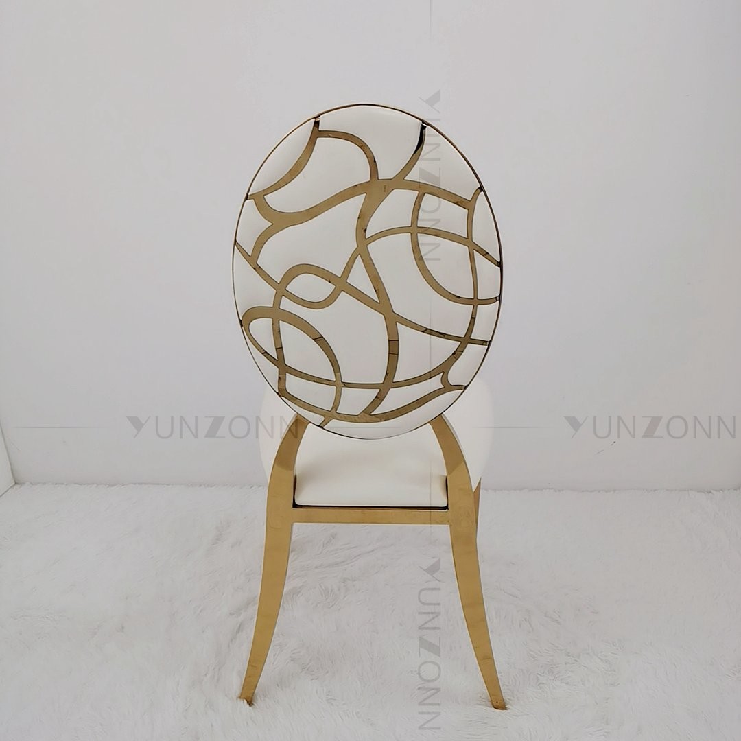 Gold Stainless Steel Wedding Chairs Royal Wedding Chair Rentals W49xD53xH94cm