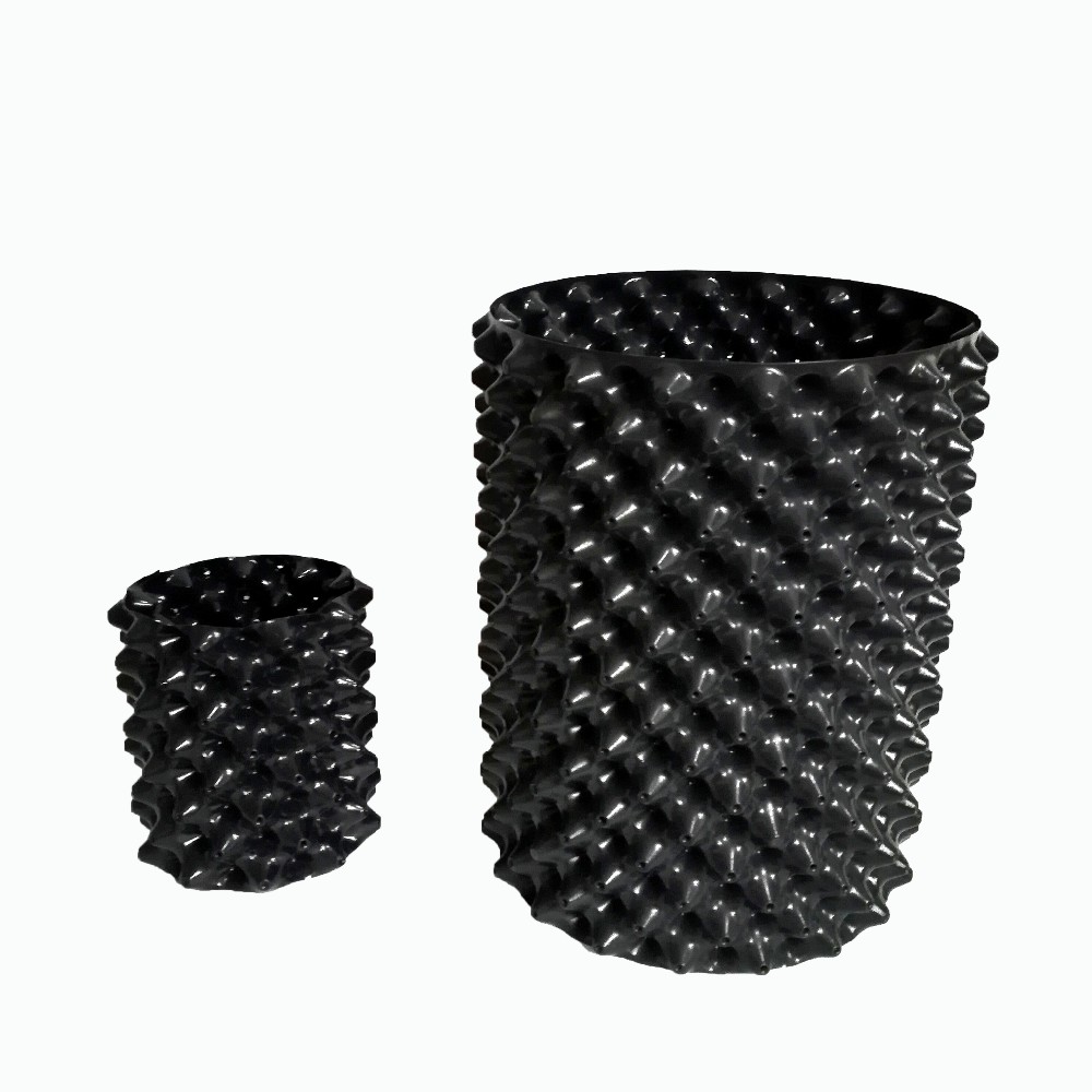 1 Gallon black plant nursery pruning root pot root nursery pot by all direction air-pruning root design