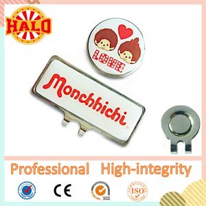 China Golf Ball Magnetic Marker with Printing Your Own Logo wholesale