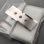 Industrial tungsten carbide razor blades film cutting knife double edge 3 hole