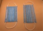 3Ply White Breathable Disposable Mask With Tie On Spunlace / Spunbond