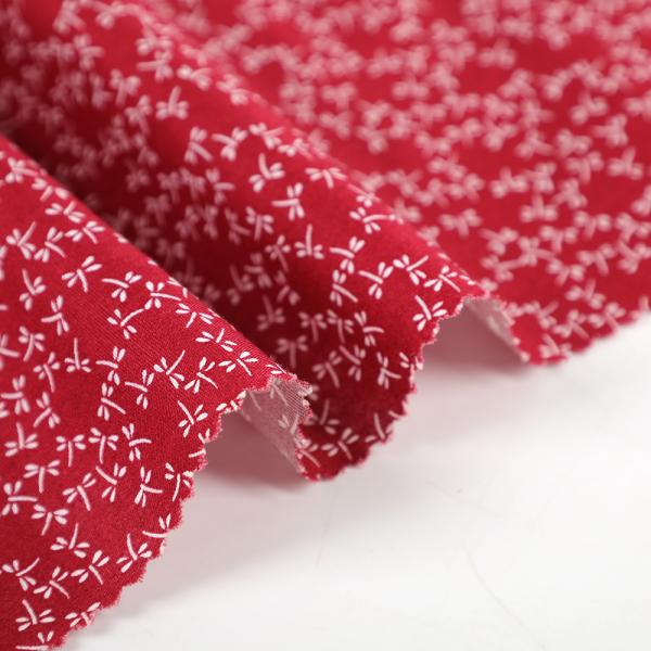 Chinese Factory Wholesale New Pattern Print Fabric Women's Clothing Factory Direct Sales 97%Cotton 3%SP for Womens Clothing