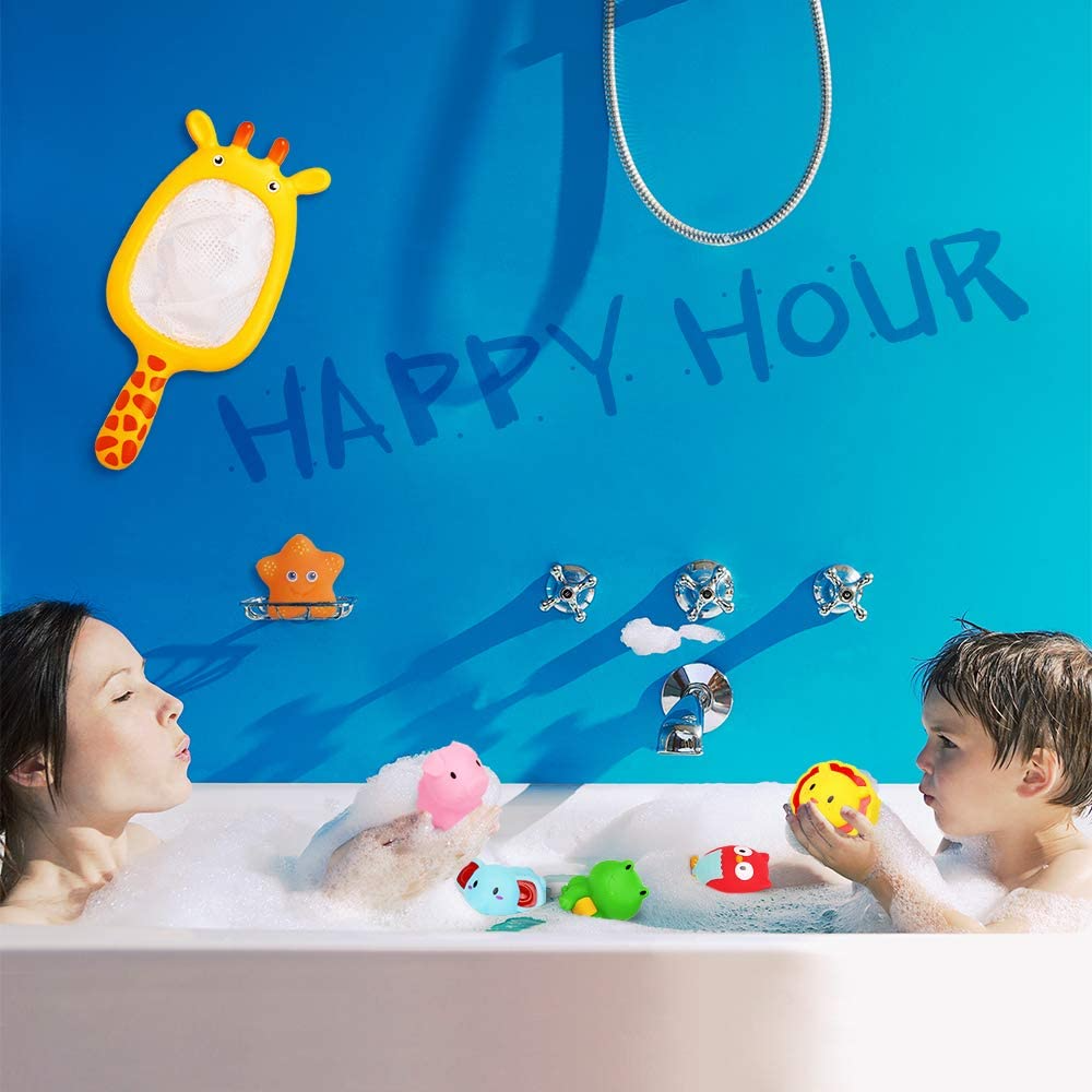 ABS Material Bath Toys for Babies and Toddlers No Mold No Holes BPA-Free Educational