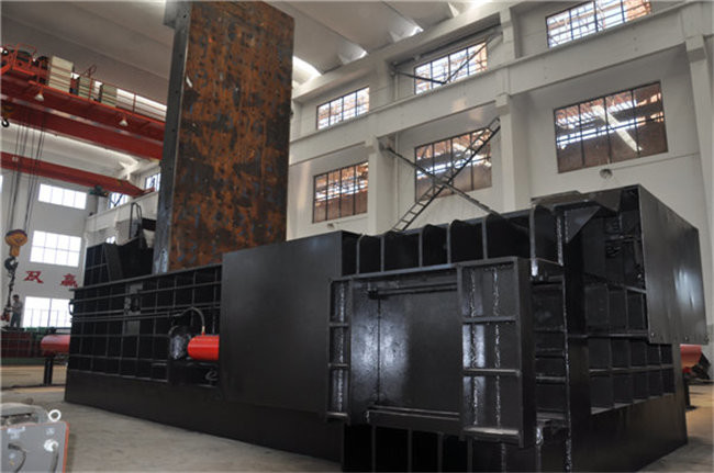 CE SGS Scrap Car Baler Machine , Scrap Metal Baler Machine