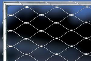 China 4.0mm 7 X 7 Netting Ferrule Rope Mesh wholesale