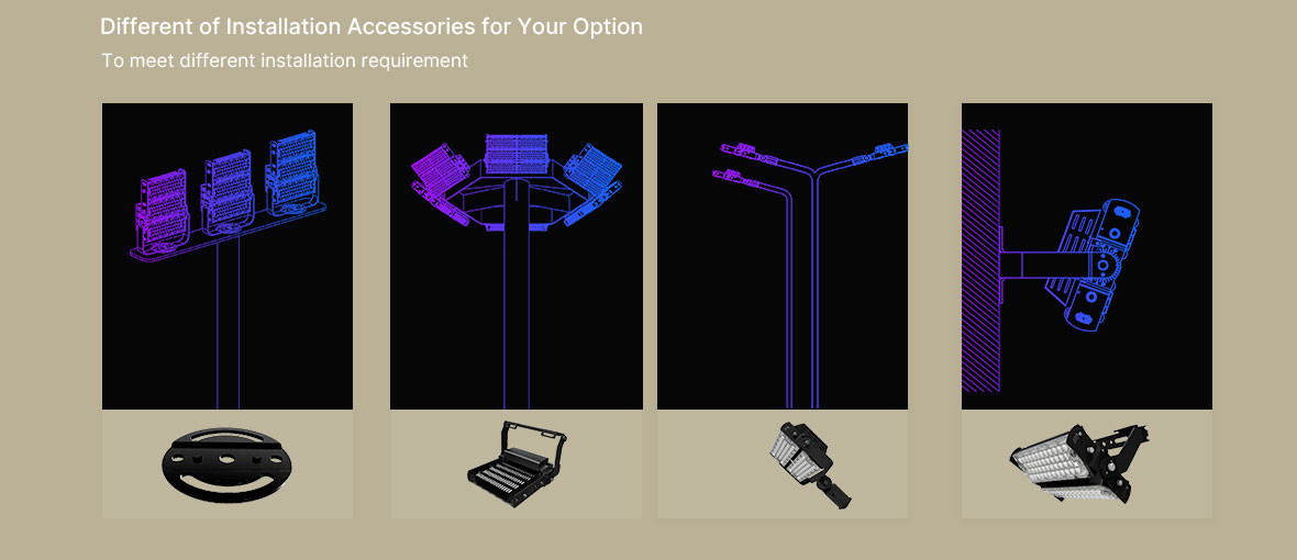 3000K-6500K Wireless Control LED Mast Light for Harsh Climate Conditions