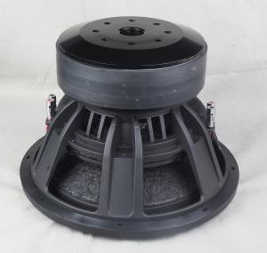 China Customized Design Powerful Subwoofer Heavy Duty Basket With Paper Dustcap wholesale