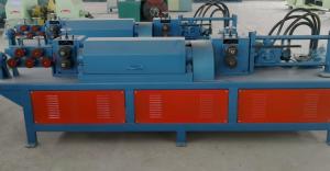 China Fully Automatic Steel Bar Cutting Machine , Reinforced Rebar Straightening Cutting Machine wholesale