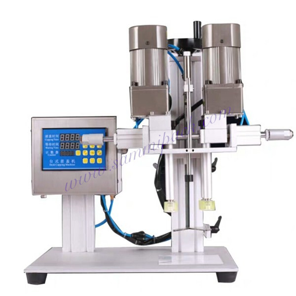 Tabletop Semi Automatic Bottle Capping Machine For Spray Nozzle Cap