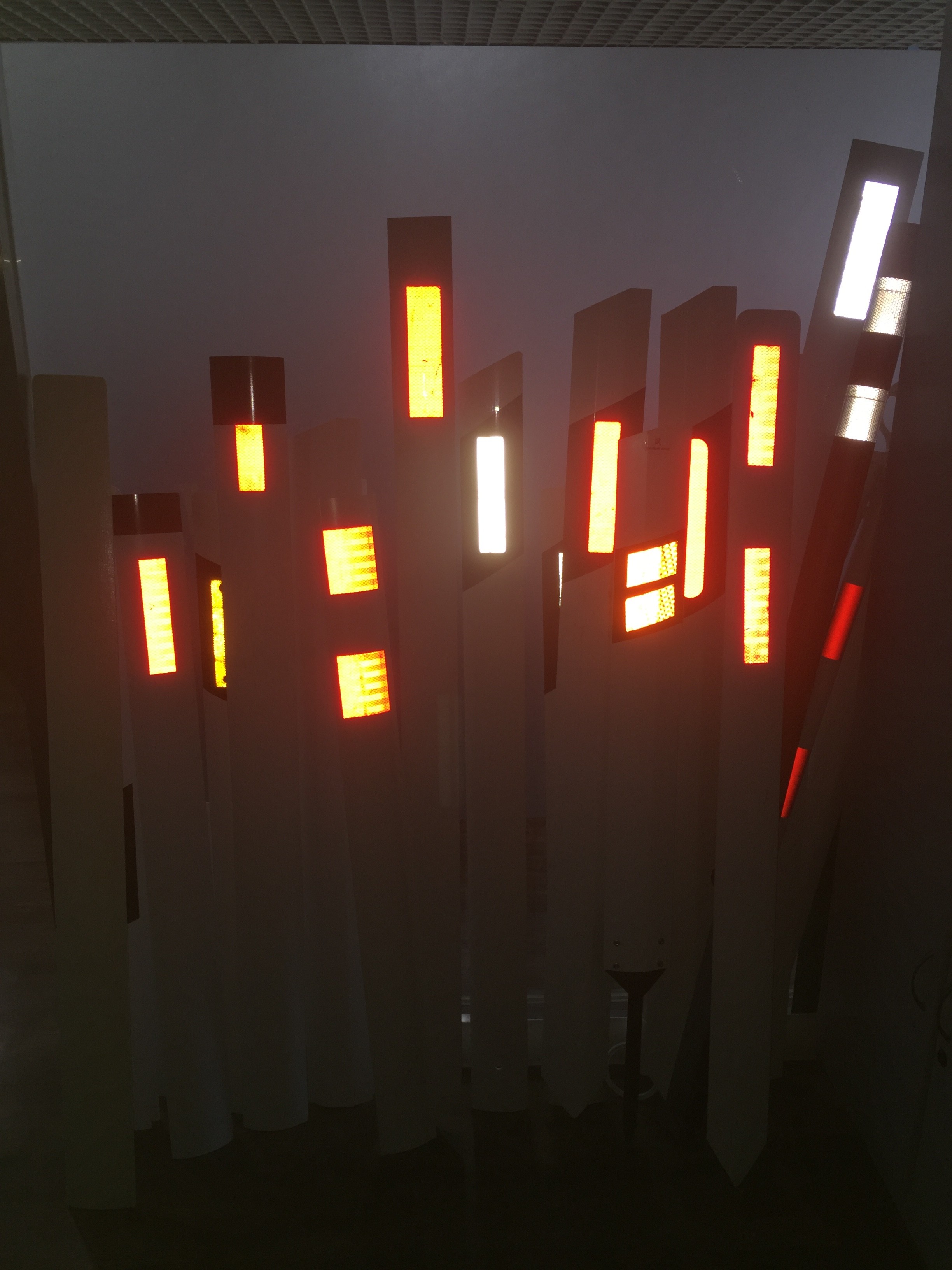 Customized PVC Reflective roadside post road delineators flexible delineator