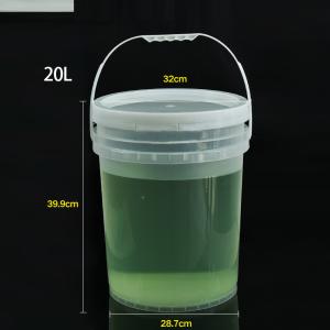 China Round 20L Tap 5 Gallon Multi-Functional Coaches Bucket Cooling Kegs Stripe Plastic Container wholesale