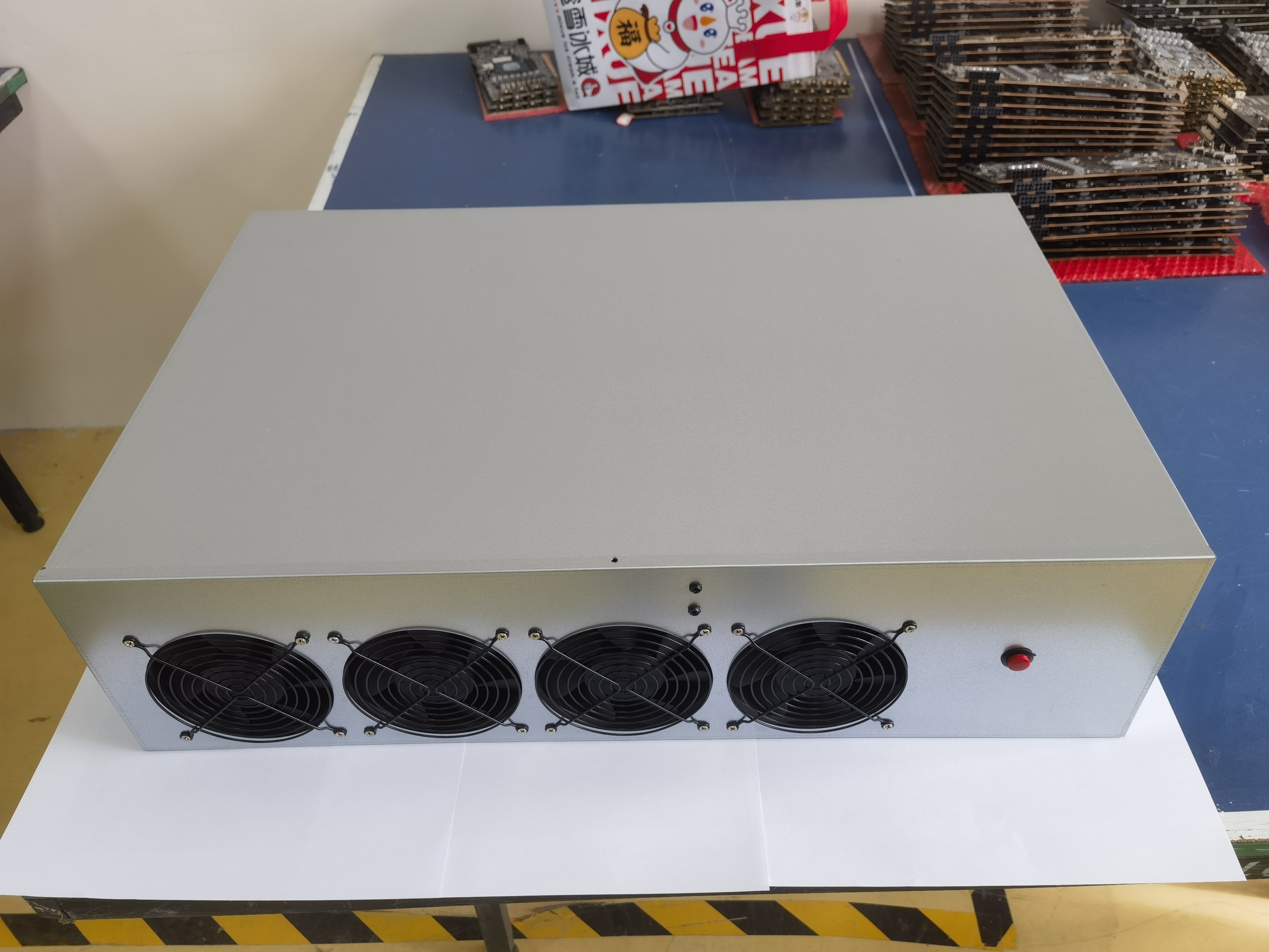 Customized Scheme Design 6 GPU Rig Case Web3.0 Graphics Card ALEO Server