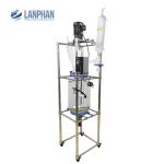 Lab Glass Reactor Solvothermal Kettle Chemical Reaction double layer