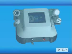 China Tripolar RF Ultrasonic Cavitation Slimming Machine Chin Cellulite Reduction 40KHZ wholesale