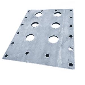 China Q345R Material Carbon Steel Flame Cutting Parts With 25000 Tons Monthly Capacity wholesale