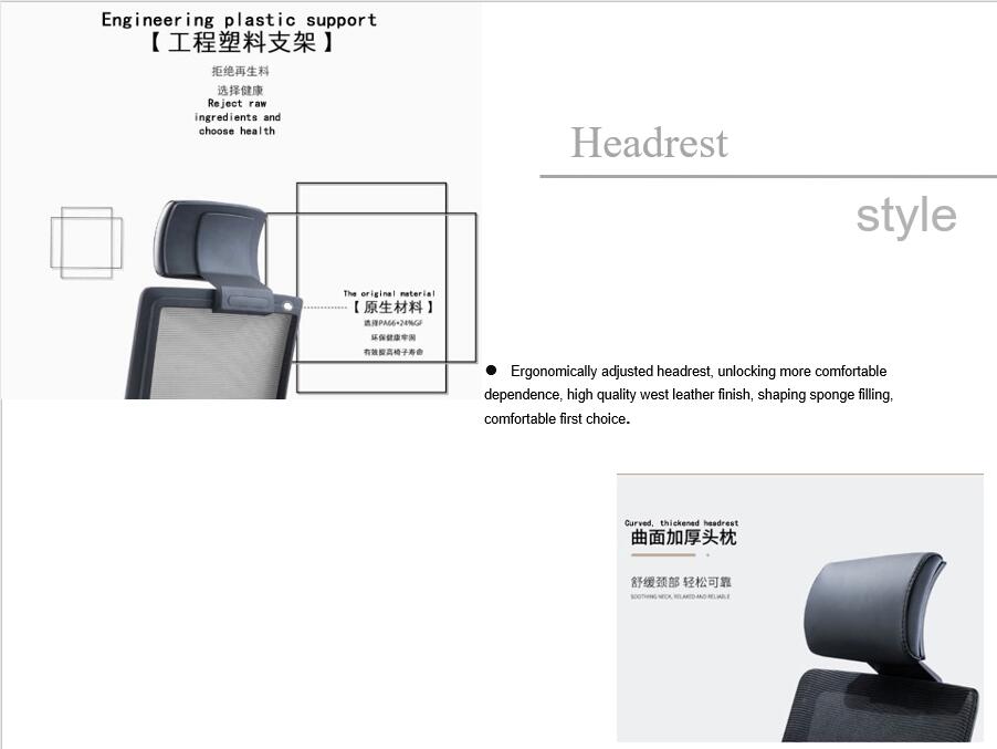 Mesh Executive Office Chair Modern Computer Ergonomic Swivel Chair for Office Furniture