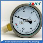 Stainless Steel Case Capsule Pressure Gauge / Brass Capsule Vacuum Gauge