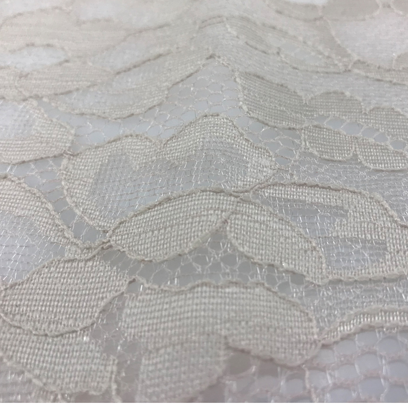 Yellow Lilac Flowers Embroidered Mesh Lace Fabric 150cm width