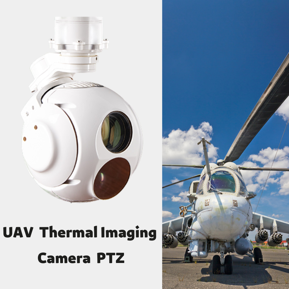 30X Tracking Zoom UAV Thermal Camera 640X512 PTZ Monitoring Drone Pods HXTS01CT