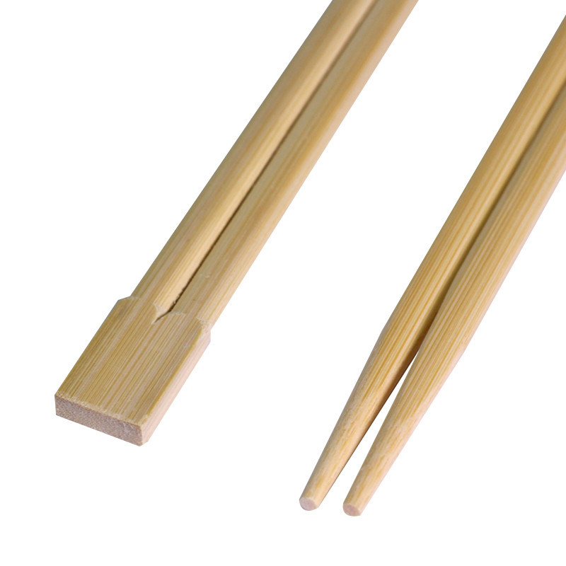 9" Disposable Round Bamboo Chopsticks with OPP Packing