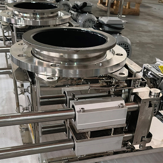 Stainless Steel Rotary Iron Remover High Intensity Magnetic Separator Wear Resistant Design for Dry/Wet
