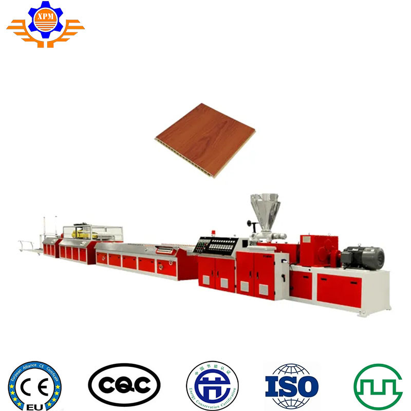 UPVC WPC PVC Panel Wall Panel Making Wood Plastic Composite Machine Profile Extrusion Line