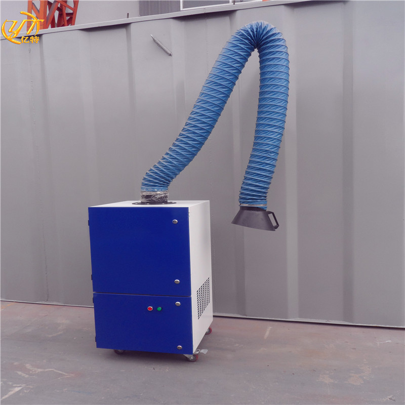 Mobile Welding Soldering Fume Extractor with Arm Size D160*2000mm and Performance