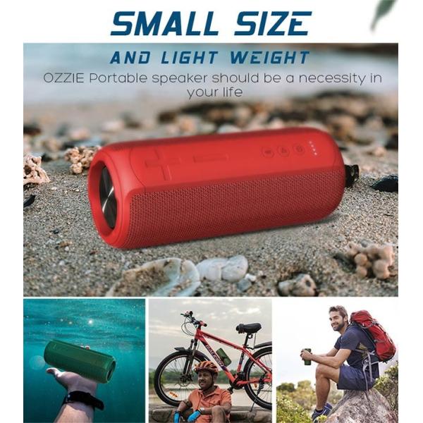 TWS Function Wireless Waterproof Speaker , IPX7 Bluetooth Outdoor Speakers