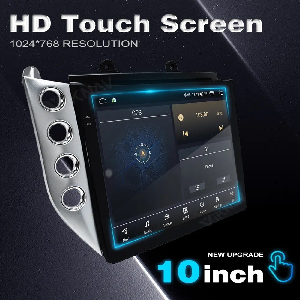 10 Inch Touch Screen Android Car Stereo For 2007-2017 Maserati Gt